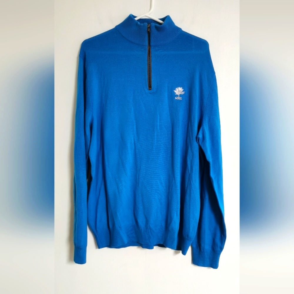 Ralph Lauren Men's Polo Golf  Blue Long Sleeve Sweater MRC Size L